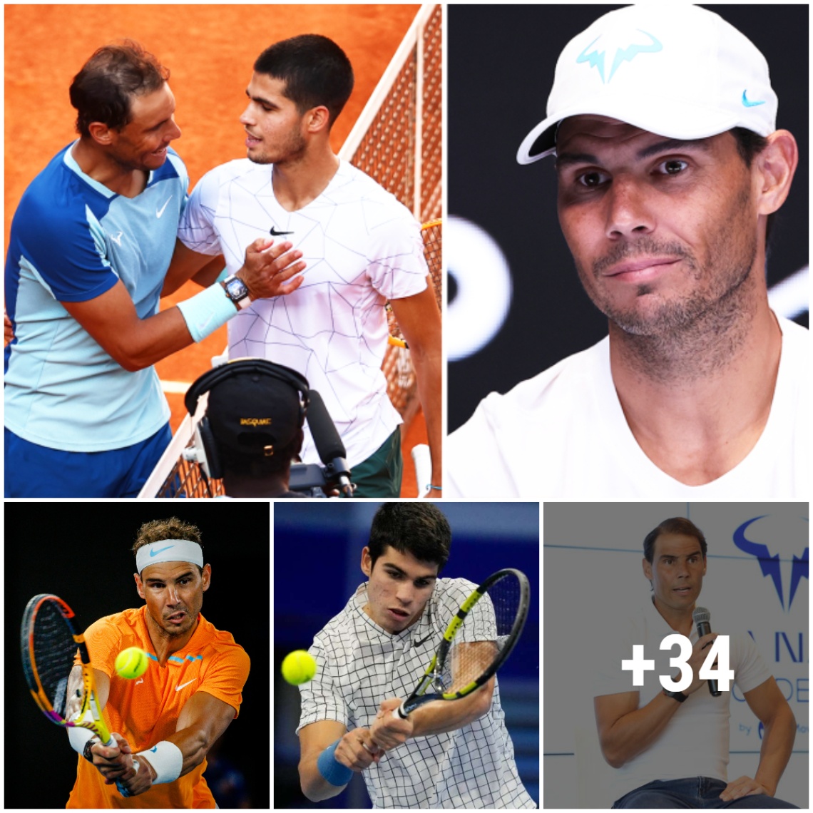 Unusual results Carlos Alcaraz's top performance and Rafa Nadal's